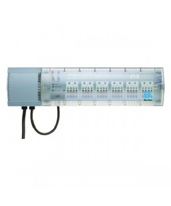 Elektroniczny sterownik grzewczy 12-kanałowy, 24 V AC, n/t; szary; KNX