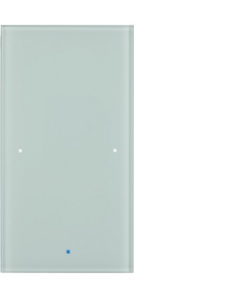 TS Szklany sensor dotykowy 1-krotny komfort, szkło, białe