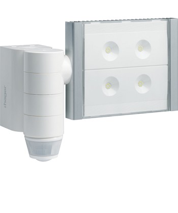 KNX RF lampa LED 60W, z czujnikiem ruchu 220°/360°, biały