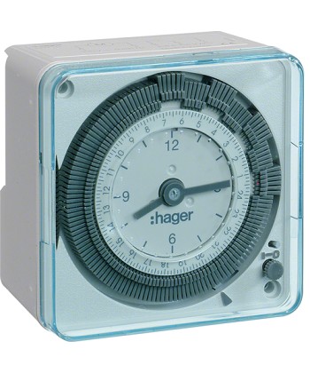 Zegar analogowy dobowy z rezerwą chodu 230V 1P 16A