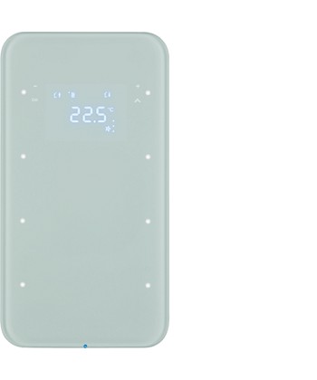 R.1 Sensor dotykowy 3-krotny z regulatorem temperatury, biały, szkło