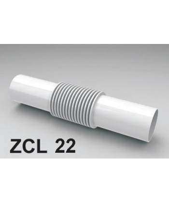 ZŁĄCZKA DO RURY PCV ZCL-22 BIAŁA