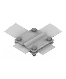 Złącze krzyżowe /duże/ b50 mm (2 płytki-4xm8) ocynkowane ogniowo an-0