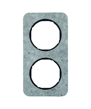 R.1 Ramka 2-krotna, beton/czarny