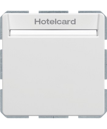 Q.x Łącznik przekaźnikow na kartę hotelową, biał , aksamit
