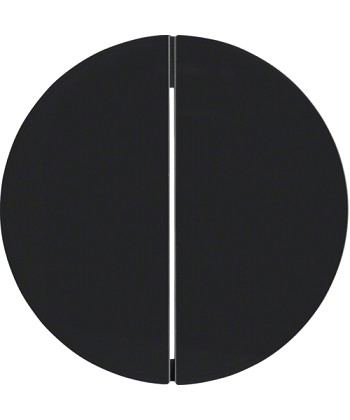 R.1/R.3 KNX RF przycisk 2-krotny quicklink, czarny, połysk