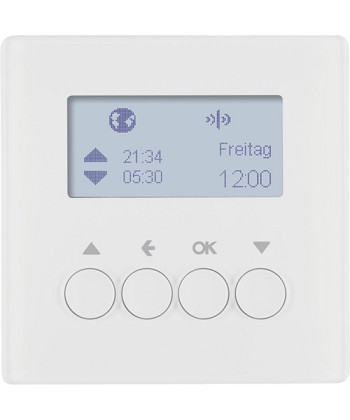 KNX RF żaluzjowy łącznik czasowy quicklink, biały, Berker Q.1/Q.3