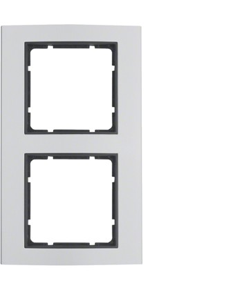 Ramka x2 b3 alu/antracyt berker 10123004