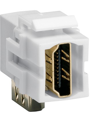 KEYSTONE GN. PRZELOT.,UNIW.,HDMI WTYK KATOWY 90ST HAGER VZ20HA