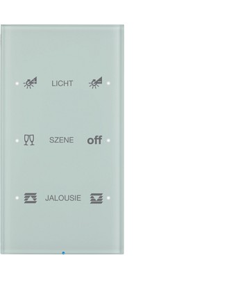 R.3 Sensor dotykowy 3-krotny konfigurowalny, biały, szkło