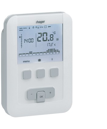 C frow termostat zegarow o c klu t godniow m, 5A, 230 V