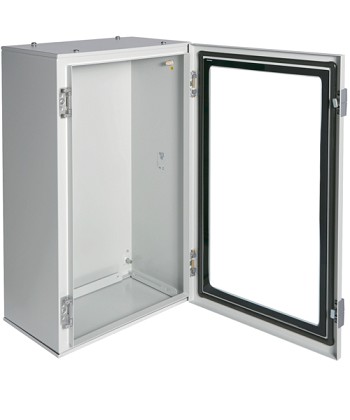 orion+ Obudowa stalowa 650x400x250mm, IP65, drzwi transparentne HAGER FL168A