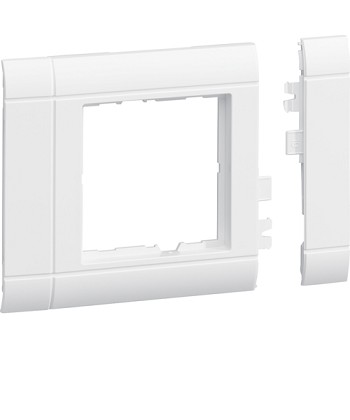 tehalit.WA Maskownica 80mm 1-krotna 50x50mm PC-ABS bezhalogenow biał HAGER GR08