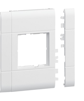 tehalit.WA Maskownica 120mm 1-krotna 50x50mm PC-ABS bezhalogenow biał HAGER GR1