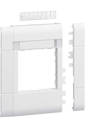 tehalit.WA Maskownica 120mm 1-krotna 55x55mm pole opisowe PC-ABS bezhalog biał H