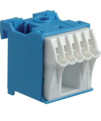 QuickConnect Blok samozacisków neutralny, niebieski, 1x16 + 5x4 mm2, szer. 30 mm