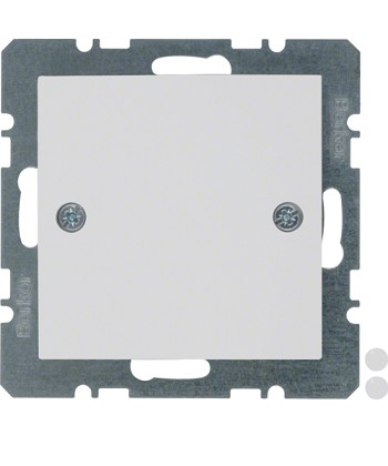 Zaślepka z elementem centralnym i mocowaniem na śruby; biały; S.1/B.3/B.7