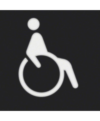 W.1 Folia do sygnalizatora świetlnego symbol wózek inwalidzki