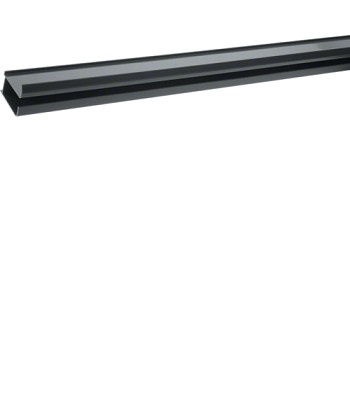 BR Przegroda 2-krotna PVC, C-profil, czarn