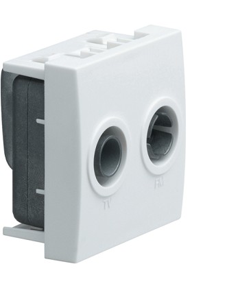 GNIAZDO TV+FM DIRECT SOCKET HAGER POLO WS253