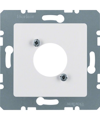 Płytka centralna do okrągłych łączy wtykowych XLR D-Serie; biały; System płytek