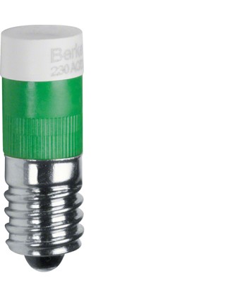 Żarówka LED E10; zielony; Dodatki