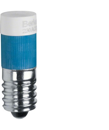 Żarówka LED E10; niebieski; Dodatki