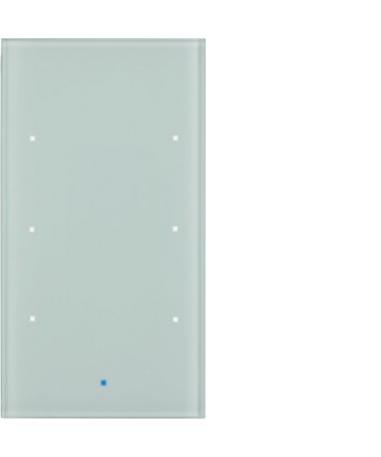 TS Sensor szklany dotykowy 3-krotny komfort, szkło, białe
